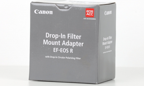 Canon Drop-In Filter Mount Adapter EF-EOS R (with Polarising Filter)